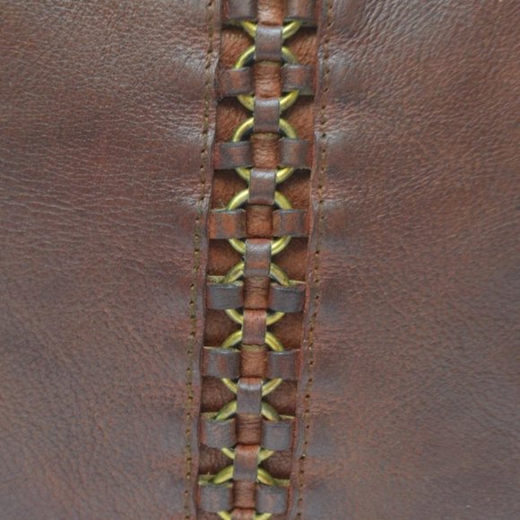 Anabaglish Petra Leather Congac Brown bag tote - Picture 6 of 8